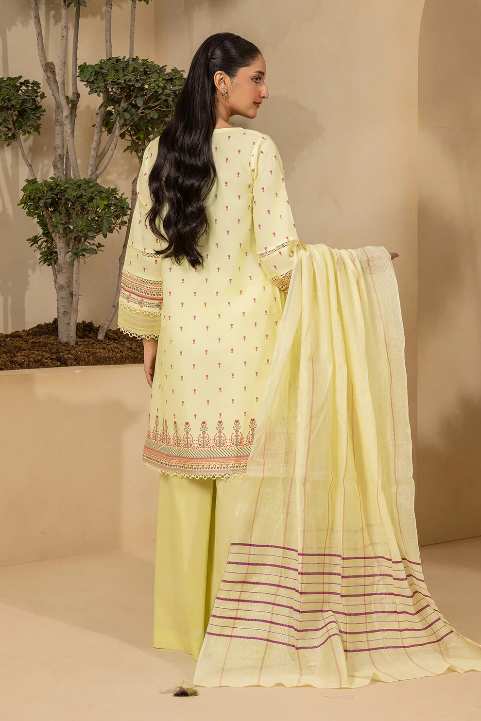 ZELLBURY Embroidered Shirt Shalwar Dupatta 3PC 0770