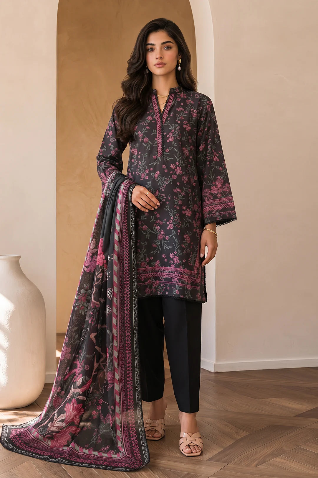 ZELLBURY | Printed Lawn 3PC 0816