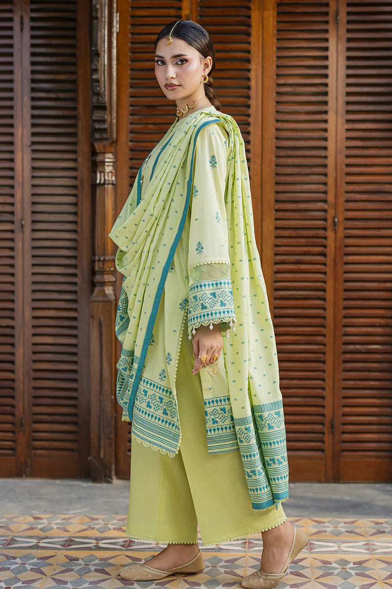 Zellbury 3PC Jacquard Shirt Shalwar Dupatta  0859