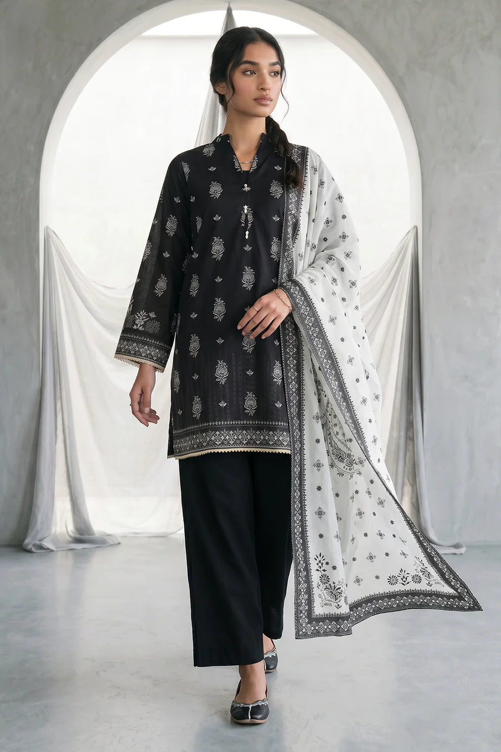 ZELLBURY | Printed Lawn 3PC 0938