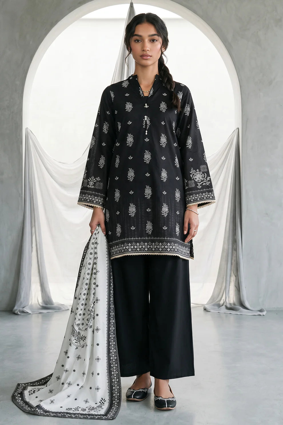 ZELLBURY | Printed Lawn 3PC 0938