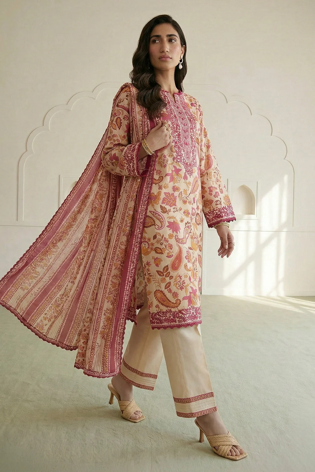 ZELLBURY | Printed Lawn 3PC 0950