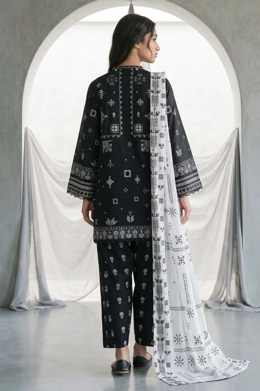 ZELLBURY | Printed Lawn 3PC 0957