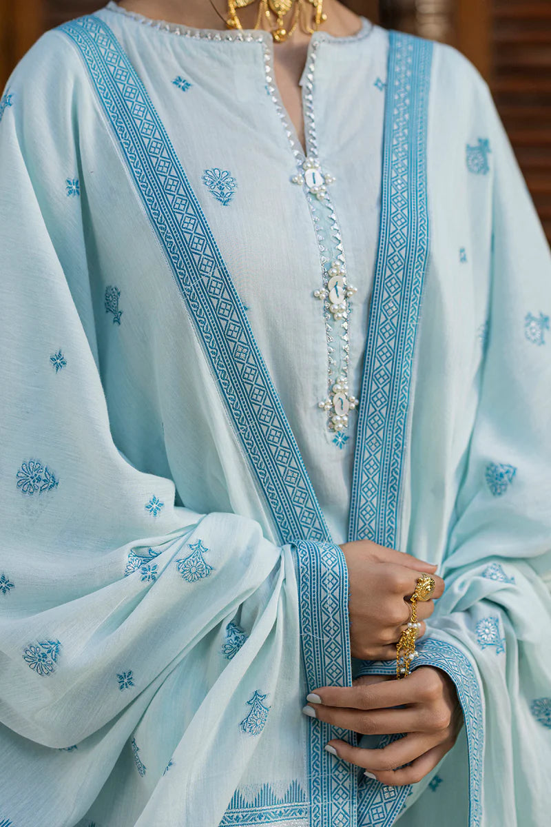Zellbury 3PC Jacquard Shirt Shalwar Dupatta  0987