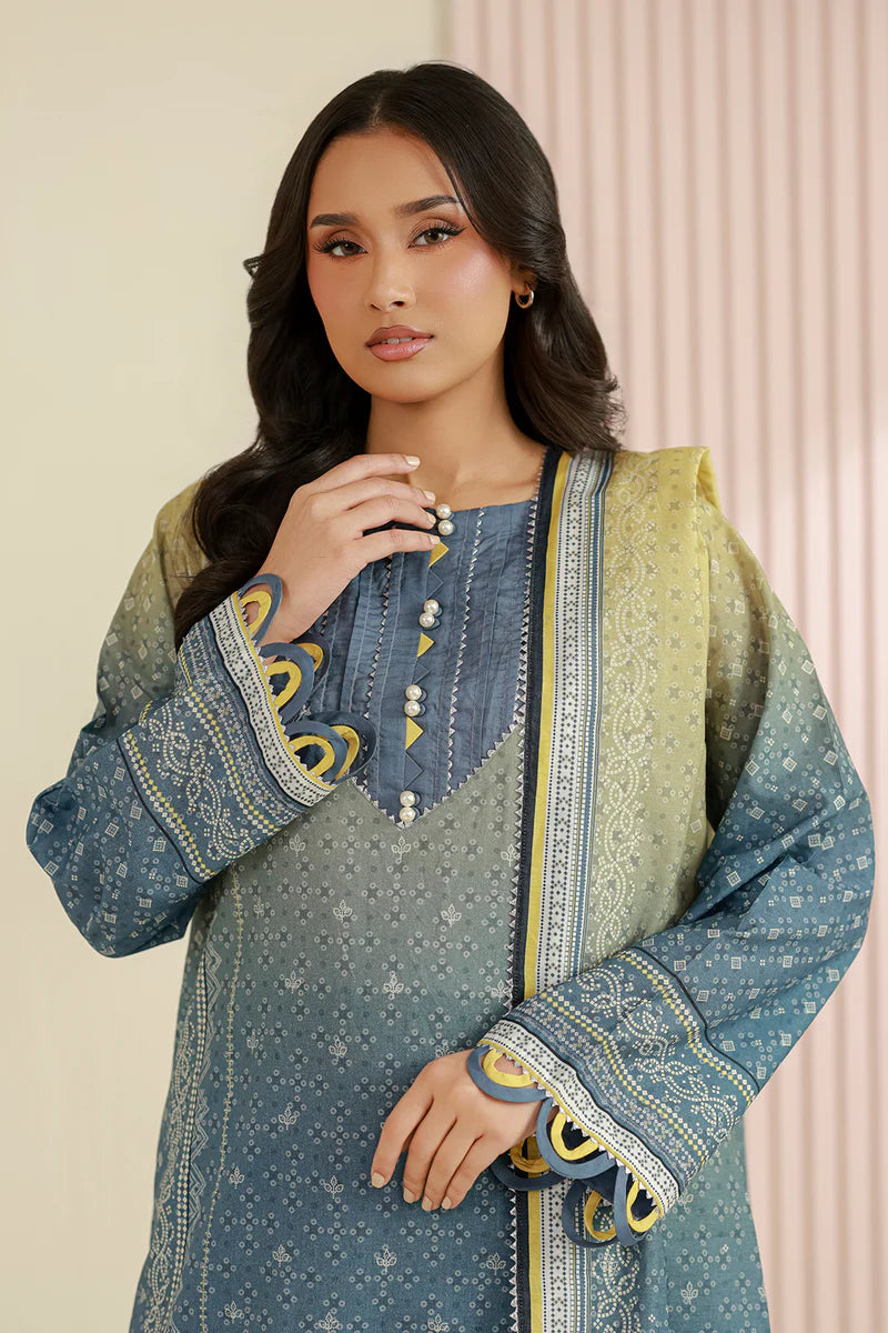 ZELLBURY | Printed Lawn 3PC 1005