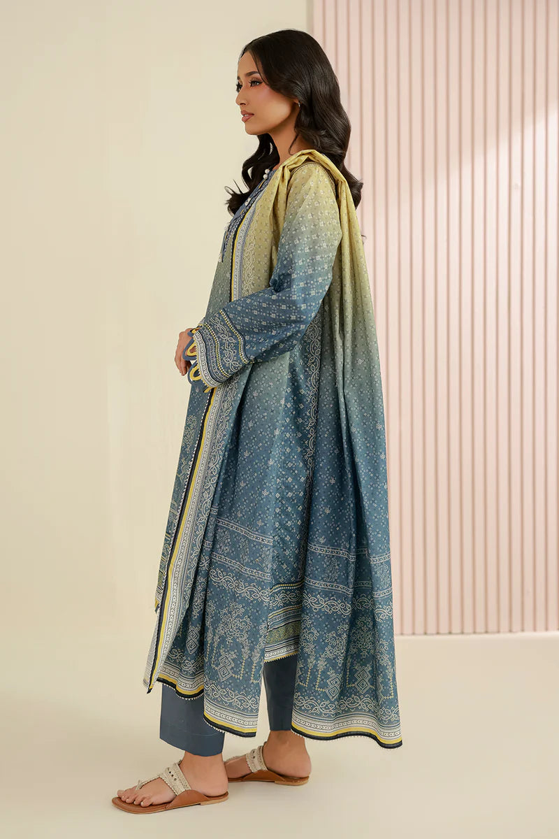 ZELLBURY | Printed Lawn 3PC 1005