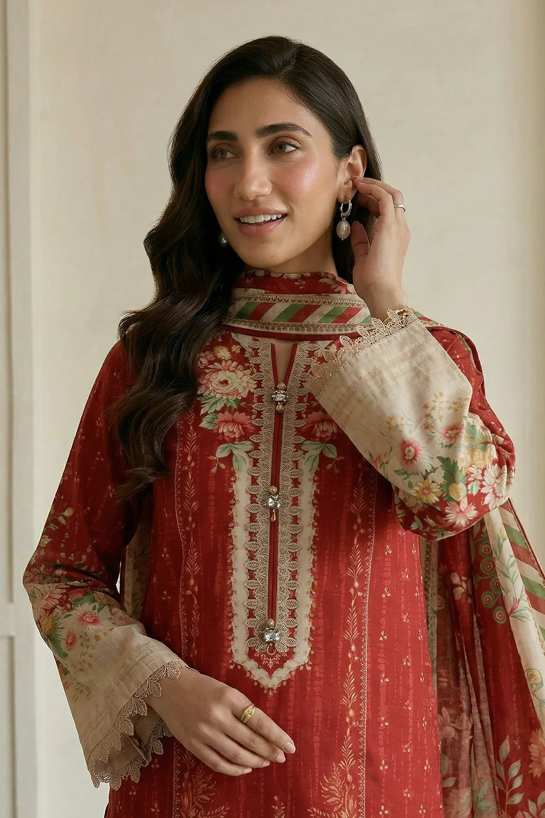 ZELLBURY | Printed Lawn 3PC 1006