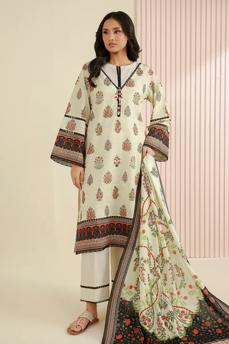 ZELLBURY | Printed Lawn 3PC 1011