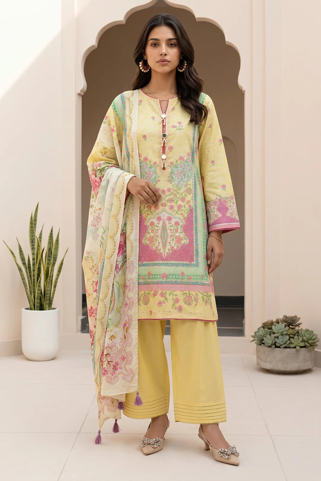 ZELLBURY | Printed Lawn 3PC 1020