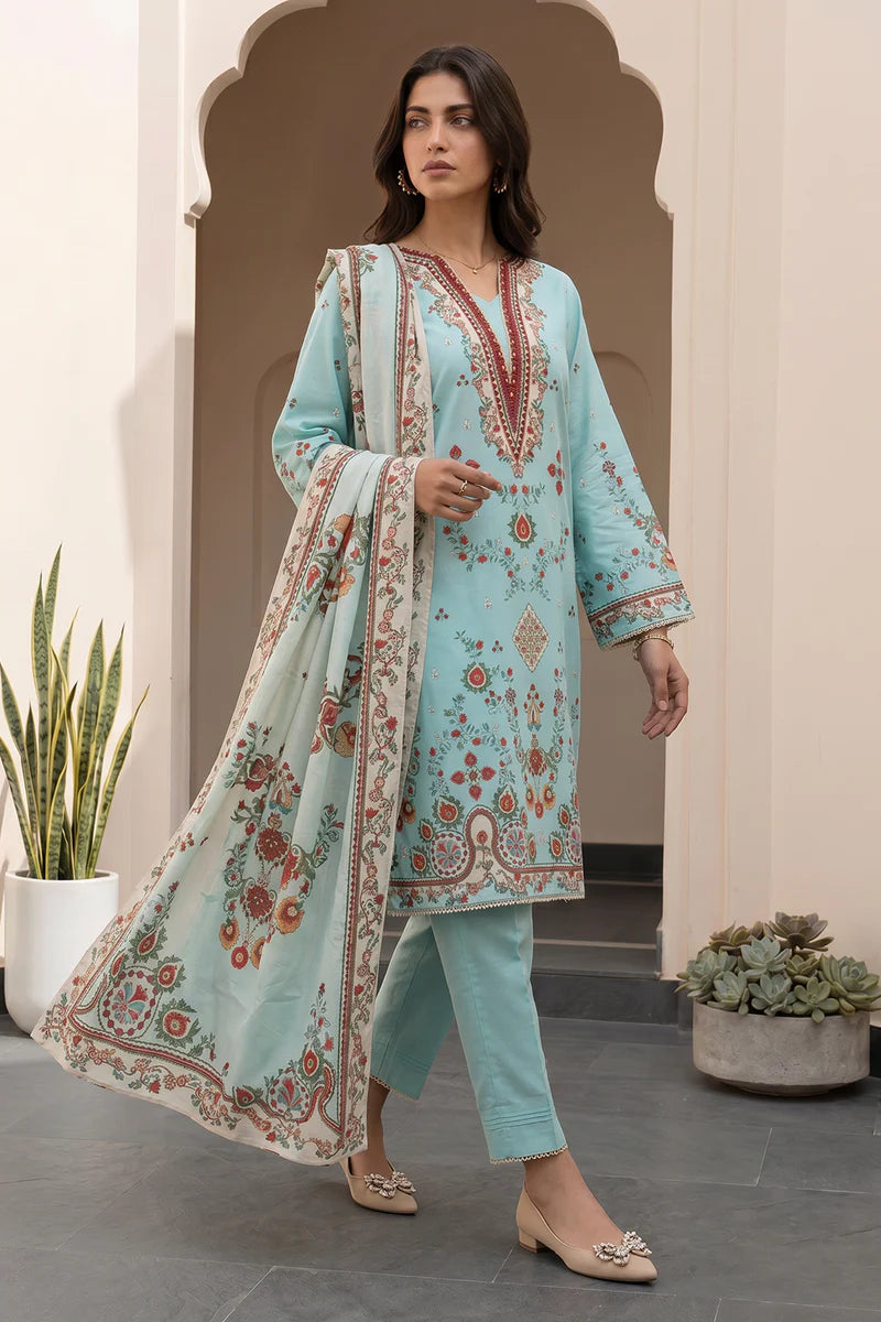 ZELLBURY | Printed Lawn 3PC 1022