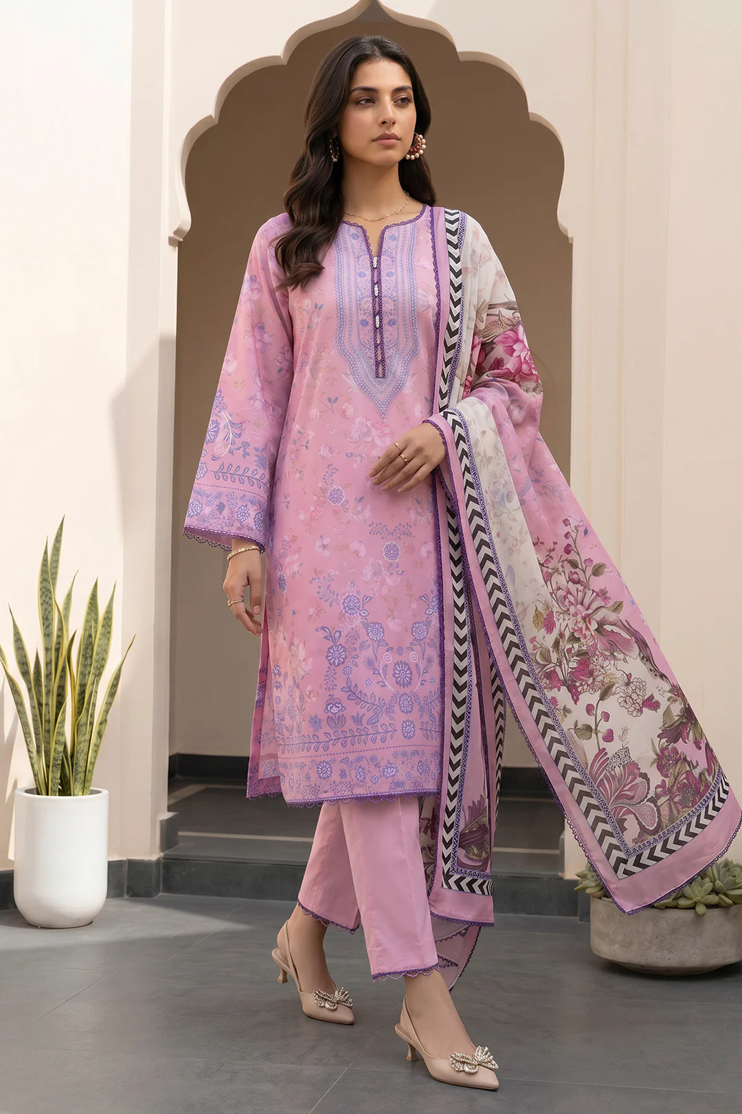 ZELLBURY | Printed Lawn 3PC 1023