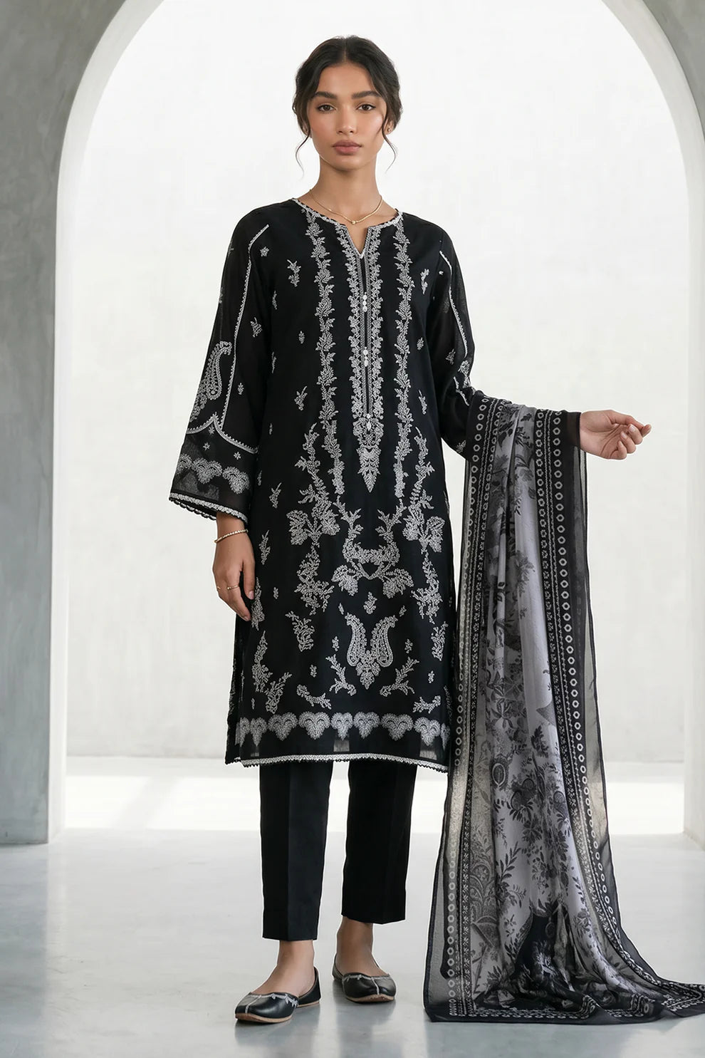 ZELLBURY | Printed Lawn 3PC 1028