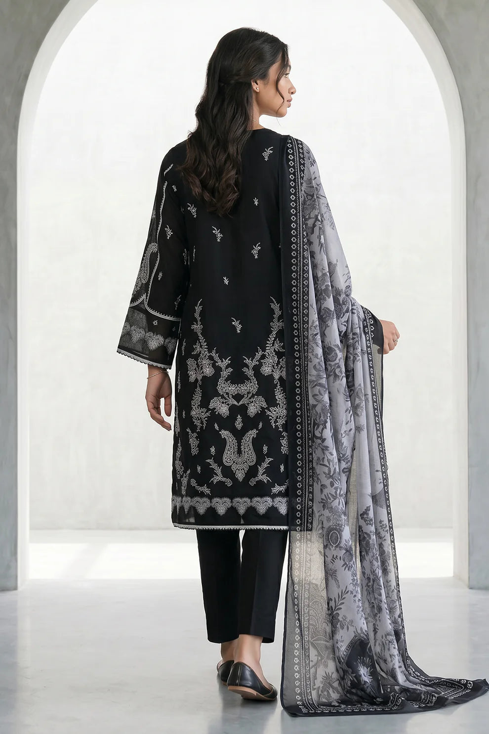 ZELLBURY | Printed Lawn 3PC 1028