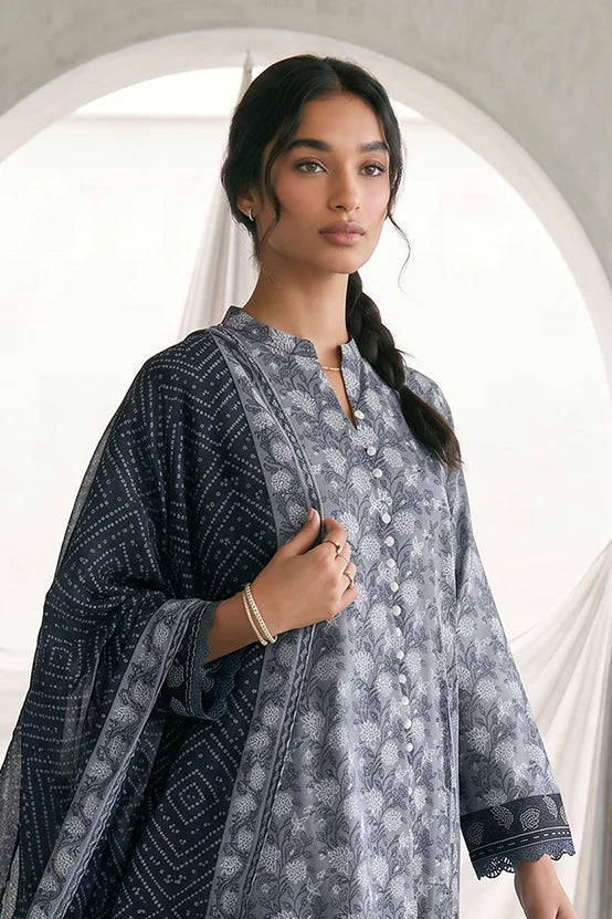 ZELLBURY | Printed Lawn 3PC 1078