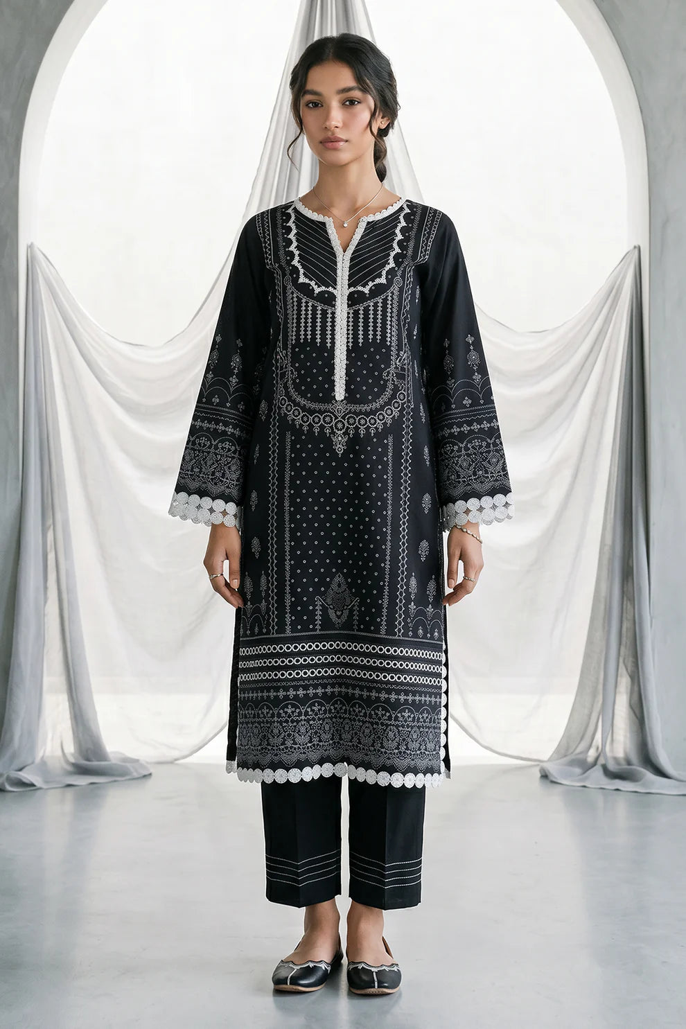ZELLBURY | Printed Lawn 3PC 1090