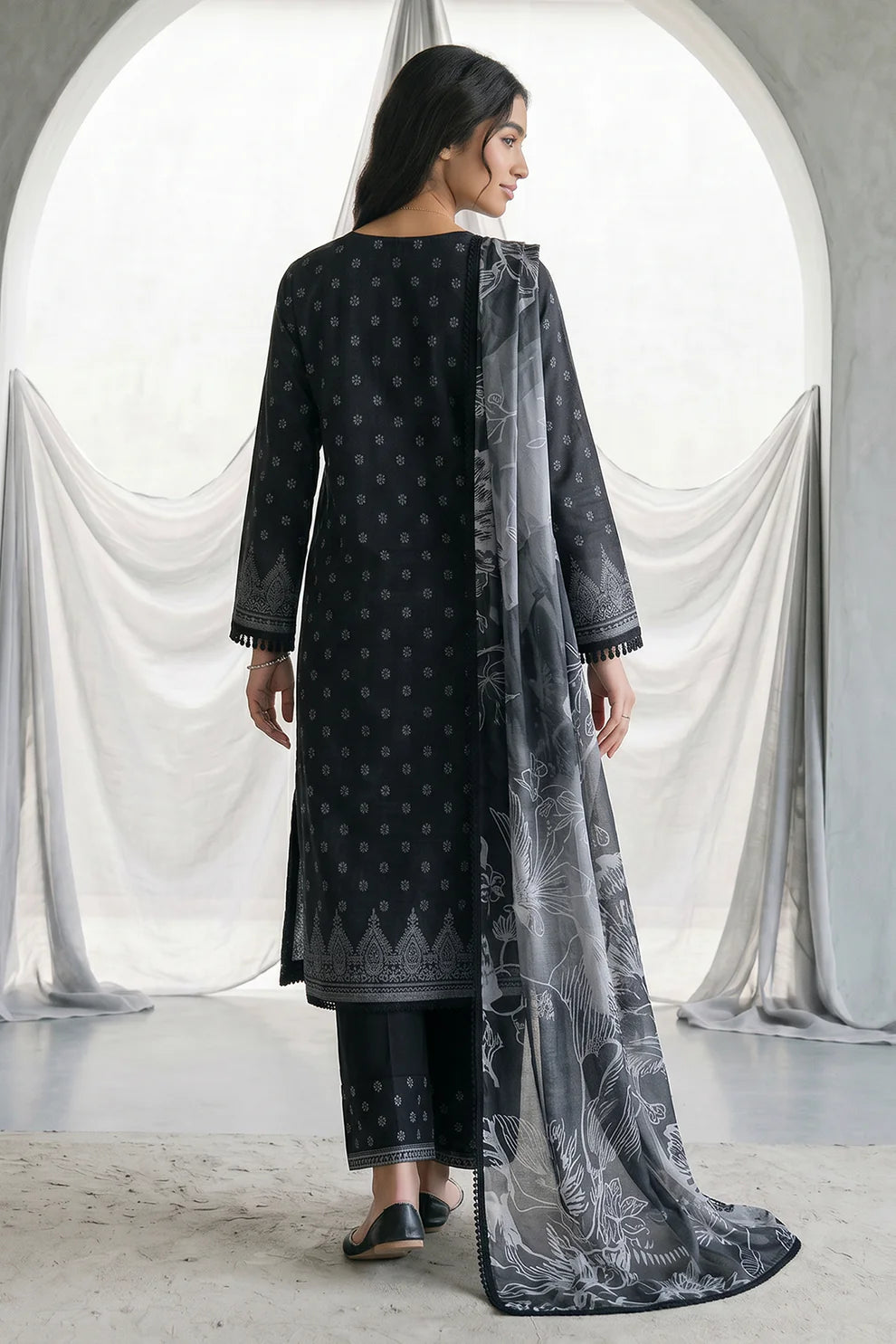 ZELLBURY | Printed Lawn 3PC 1091