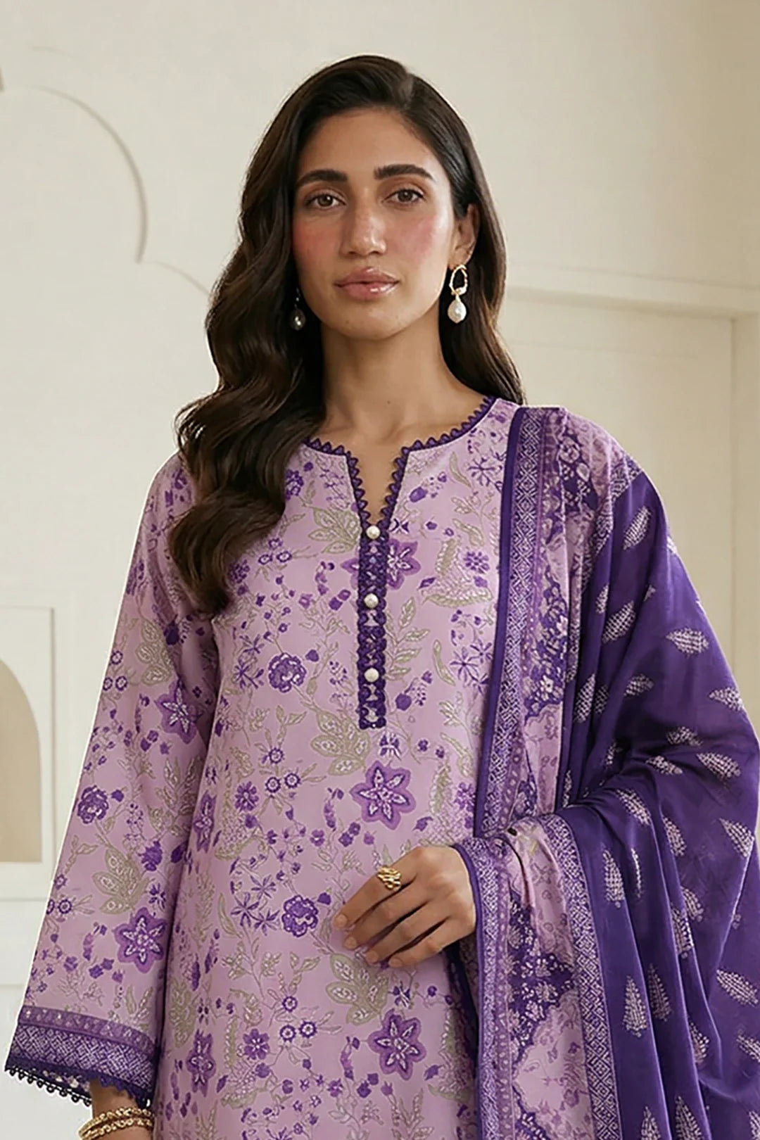 ZELLBURY | Printed Lawn 3PC 1136