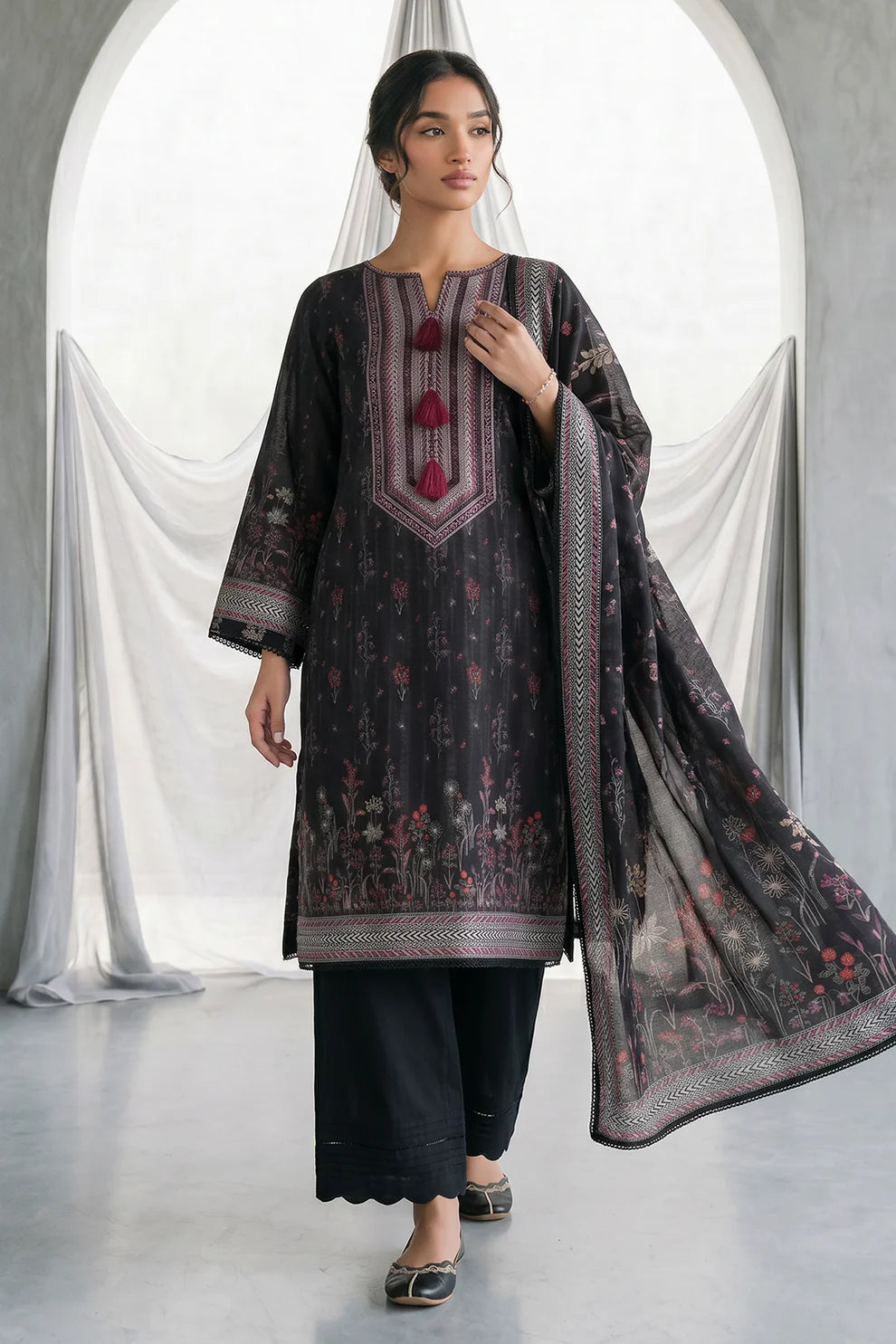 ZELLBURY | Printed Lawn 3PC 1137