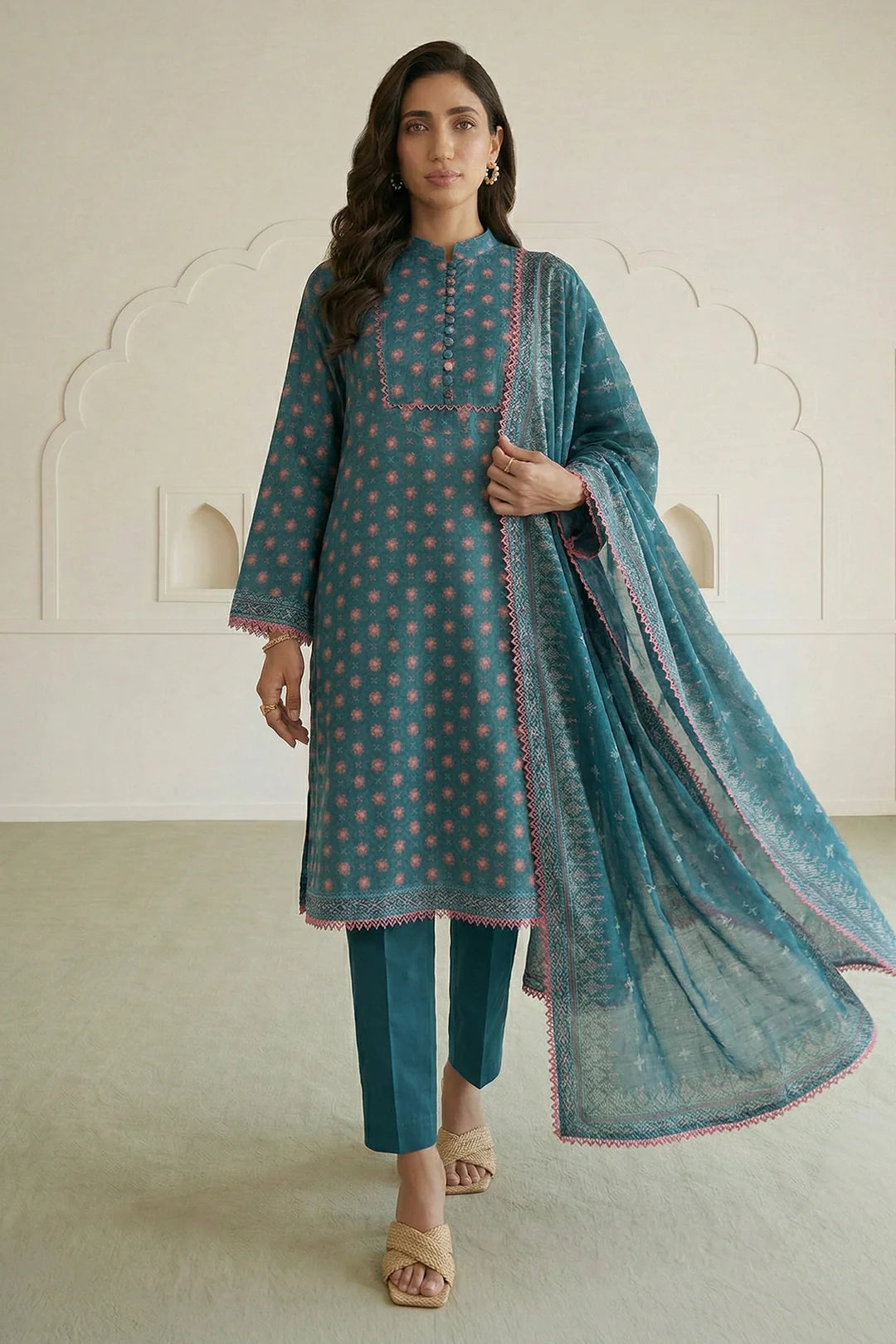 ZELLBURY | Printed Lawn 3PC 1138