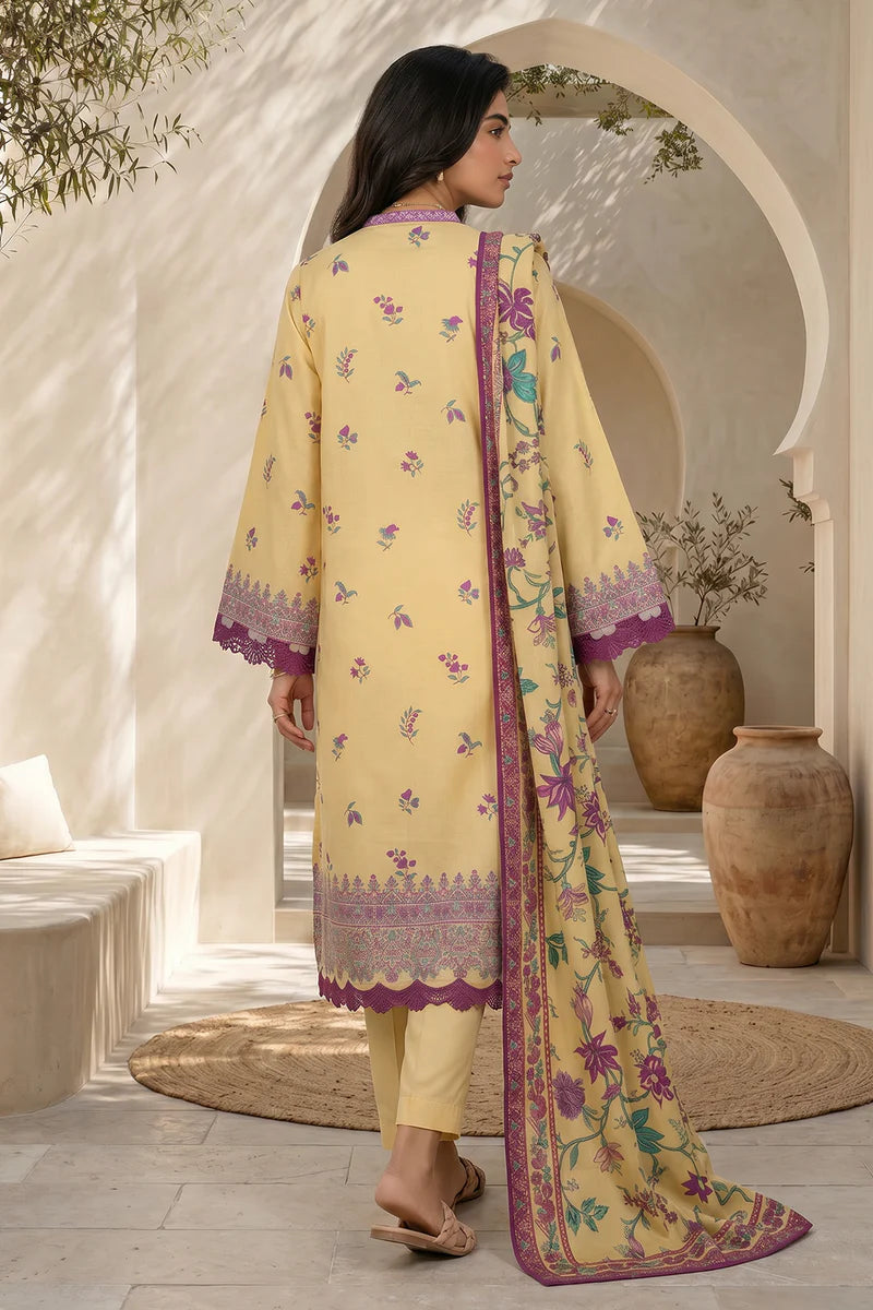 ZELLBURY | Printed Lawn 3PC 1147