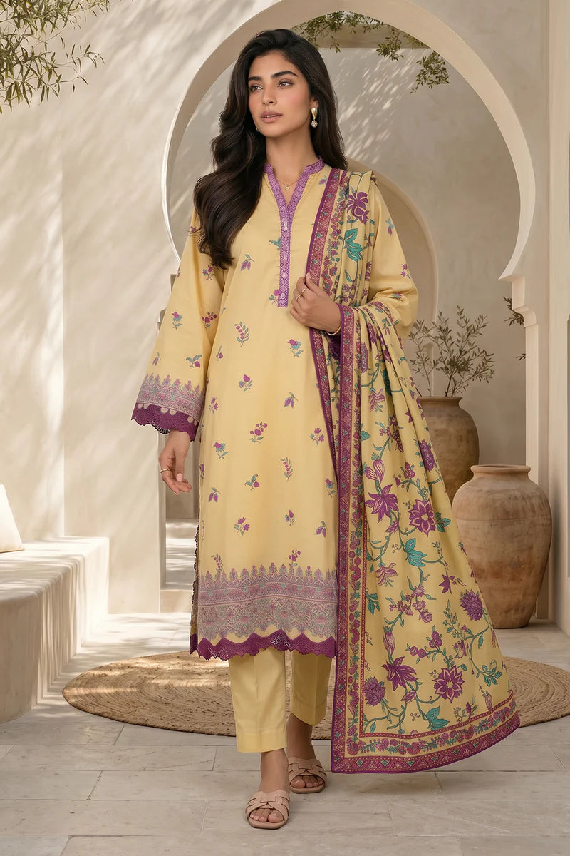 ZELLBURY | Printed Lawn 3PC 1147