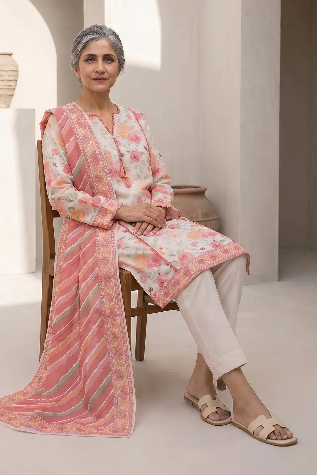 ZELLBURY | Printed Lawn 3PC 8007