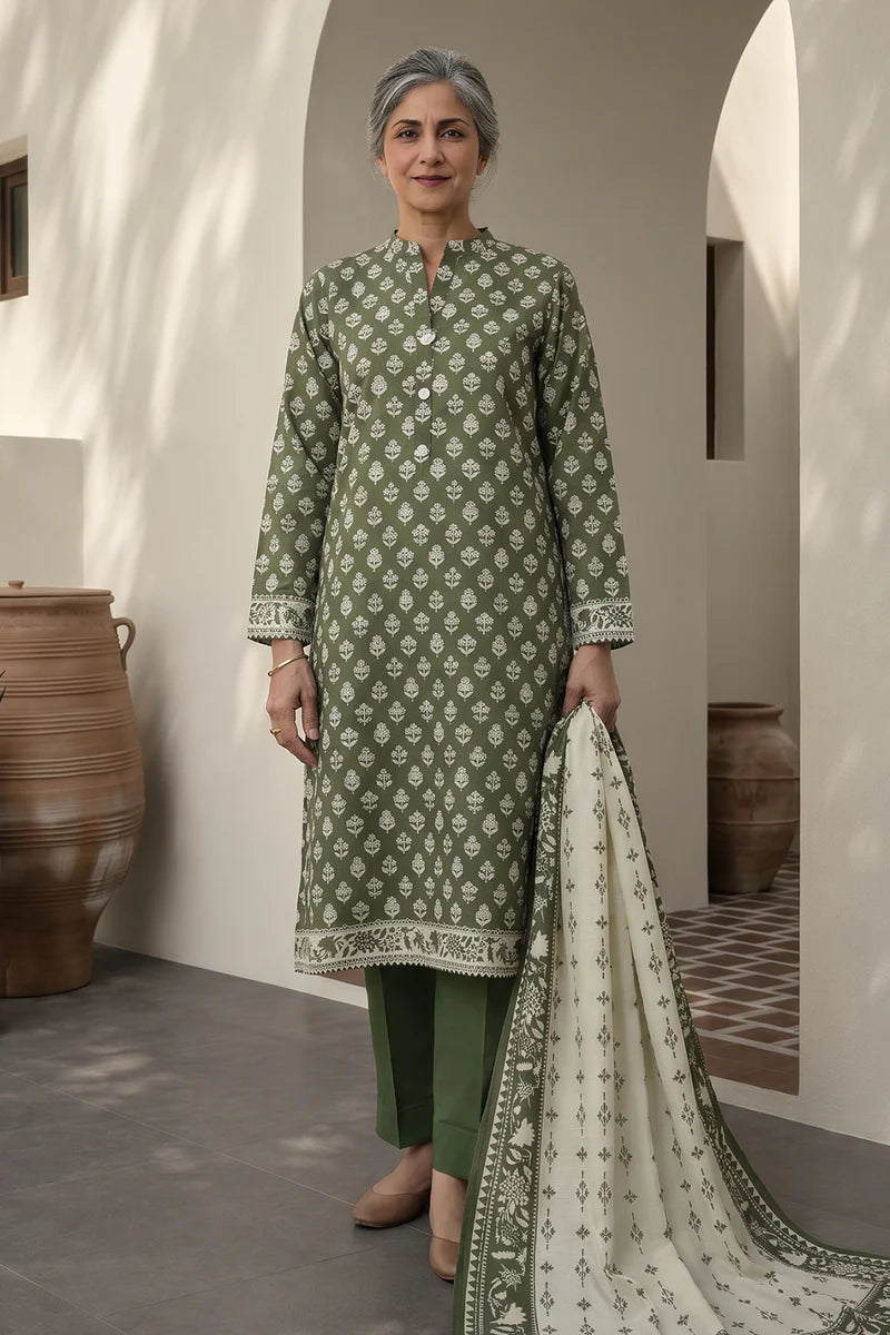 ZELLBURY | Printed Lawn 3PC 8015