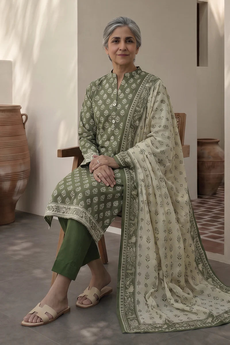 ZELLBURY | Printed Lawn 3PC 8015