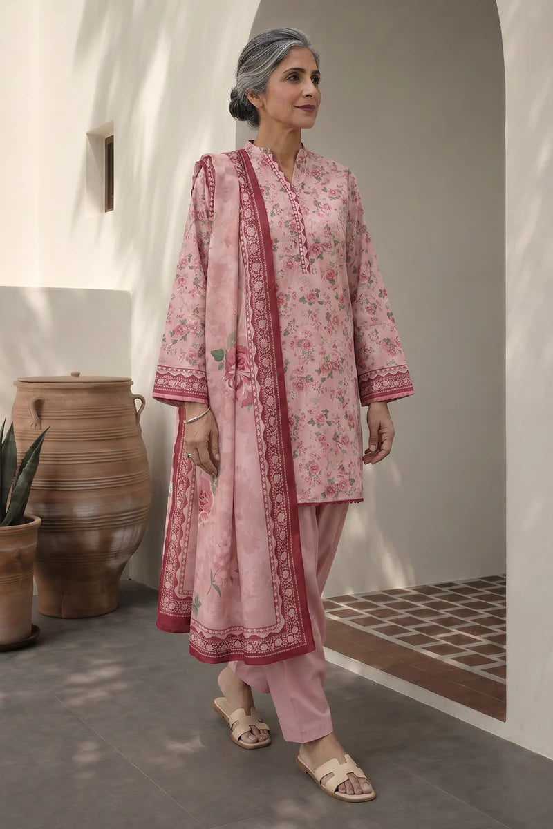 ZELLBURY | Printed Lawn 3PC 8017