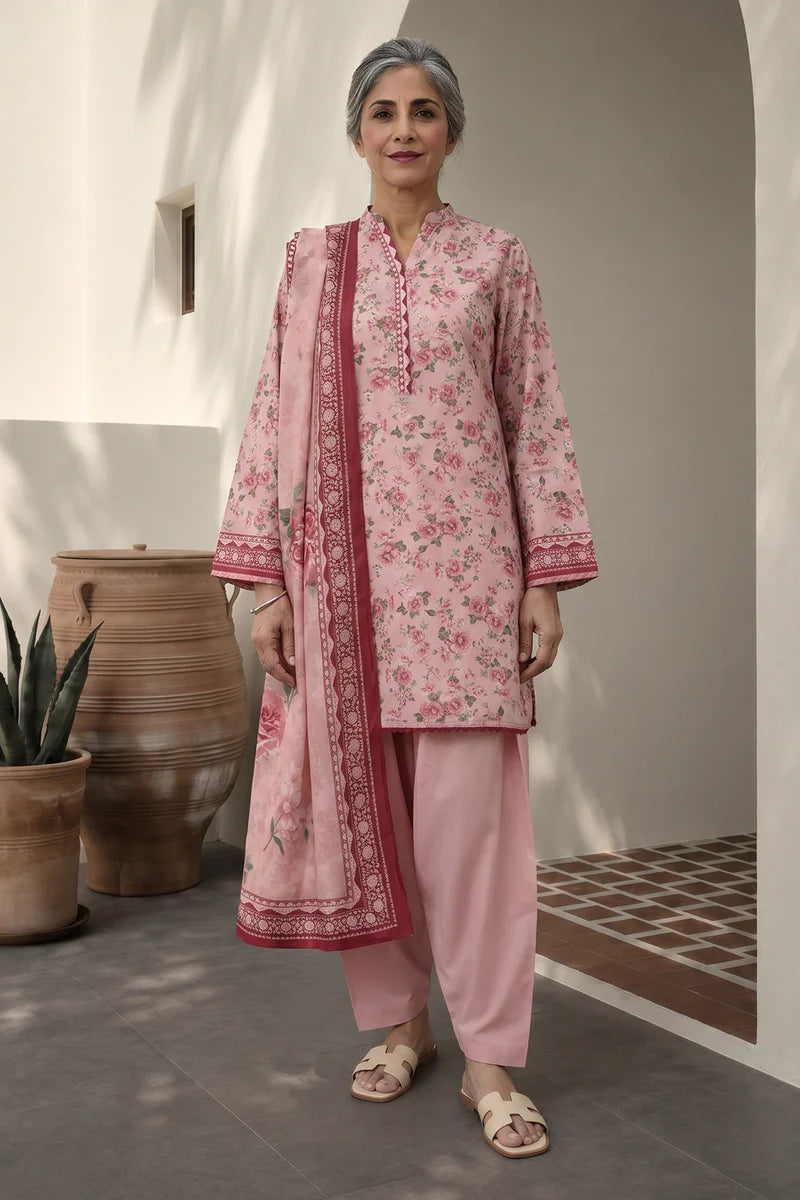 ZELLBURY | Printed Lawn 3PC 8017