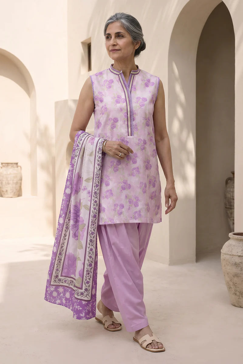 ZELLBURY | Printed Lawn 3PC 8018