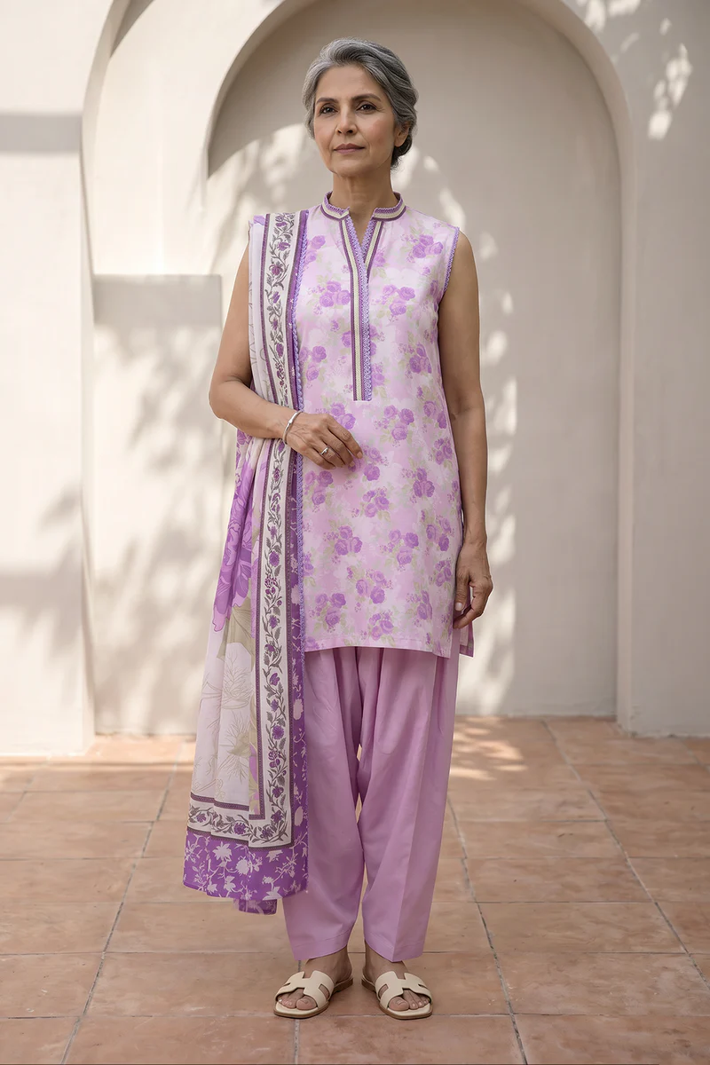 ZELLBURY | Printed Lawn 3PC 8018