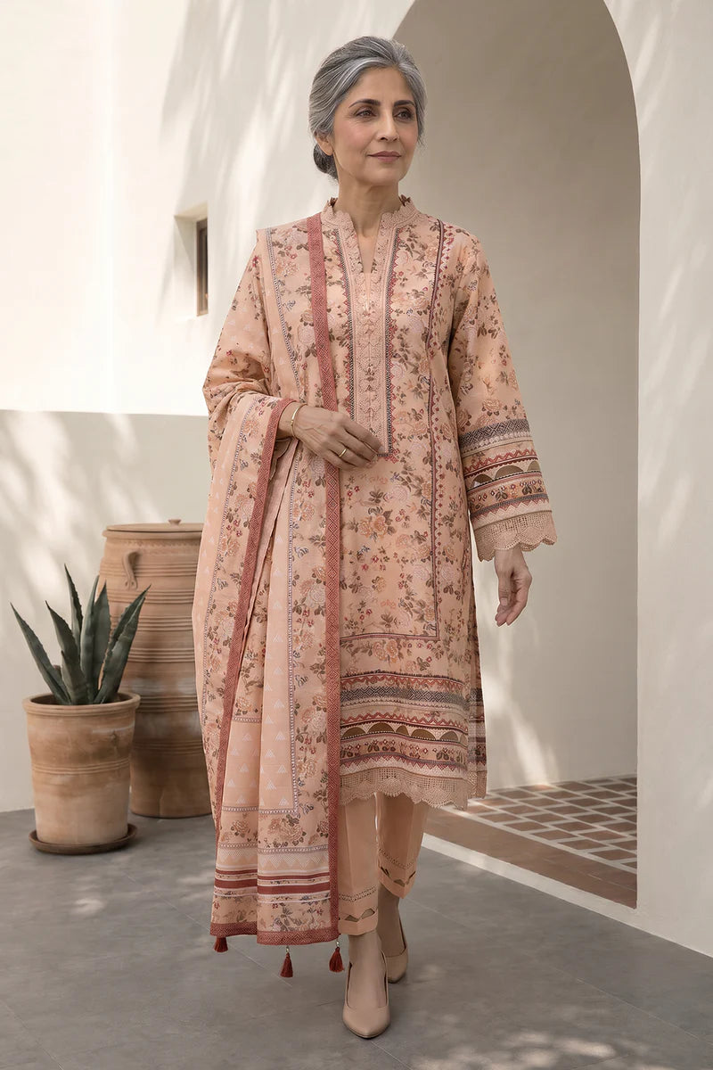 ZELLBURY | Printed Lawn 3PC 8023