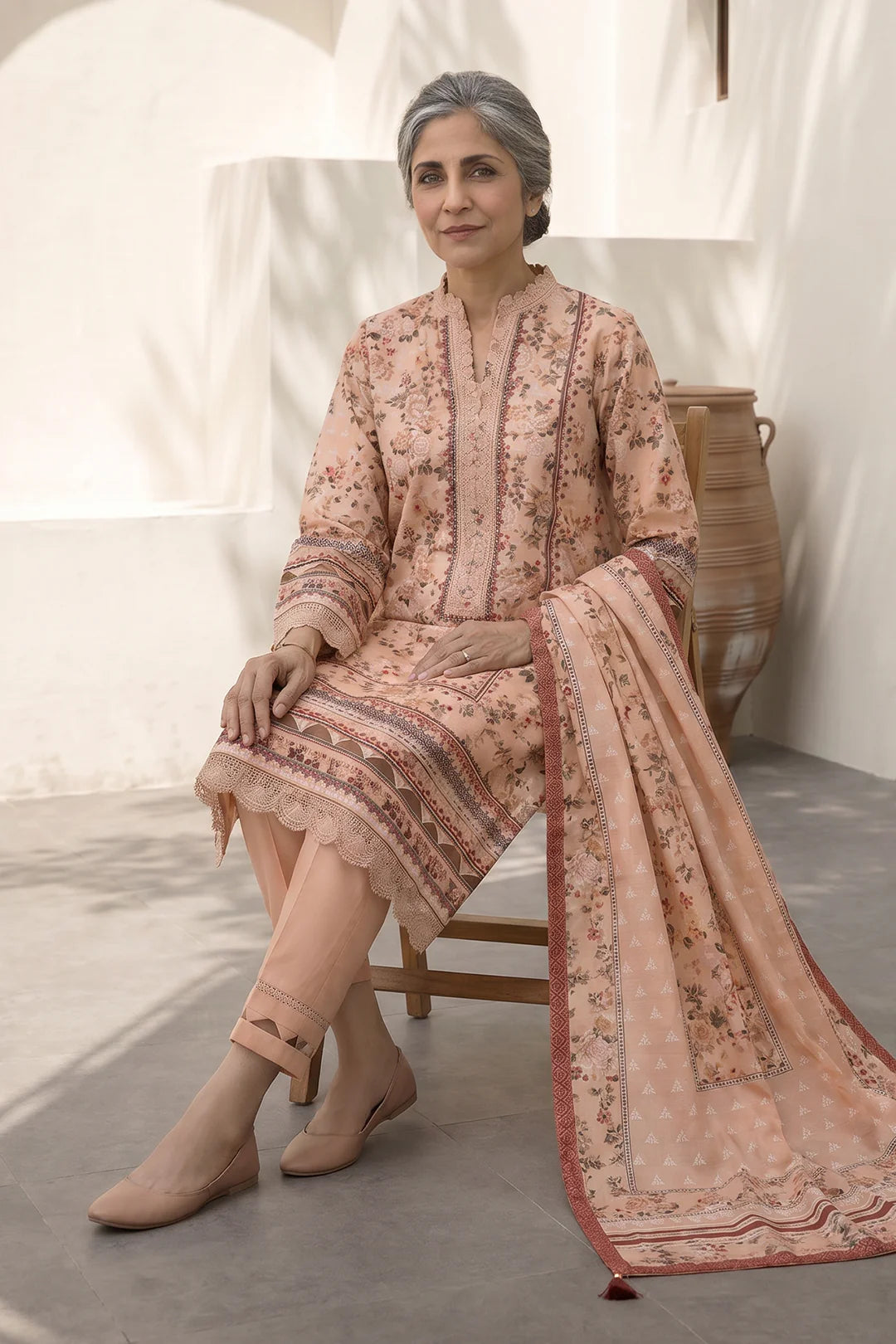 ZELLBURY | Printed Lawn 3PC 8023