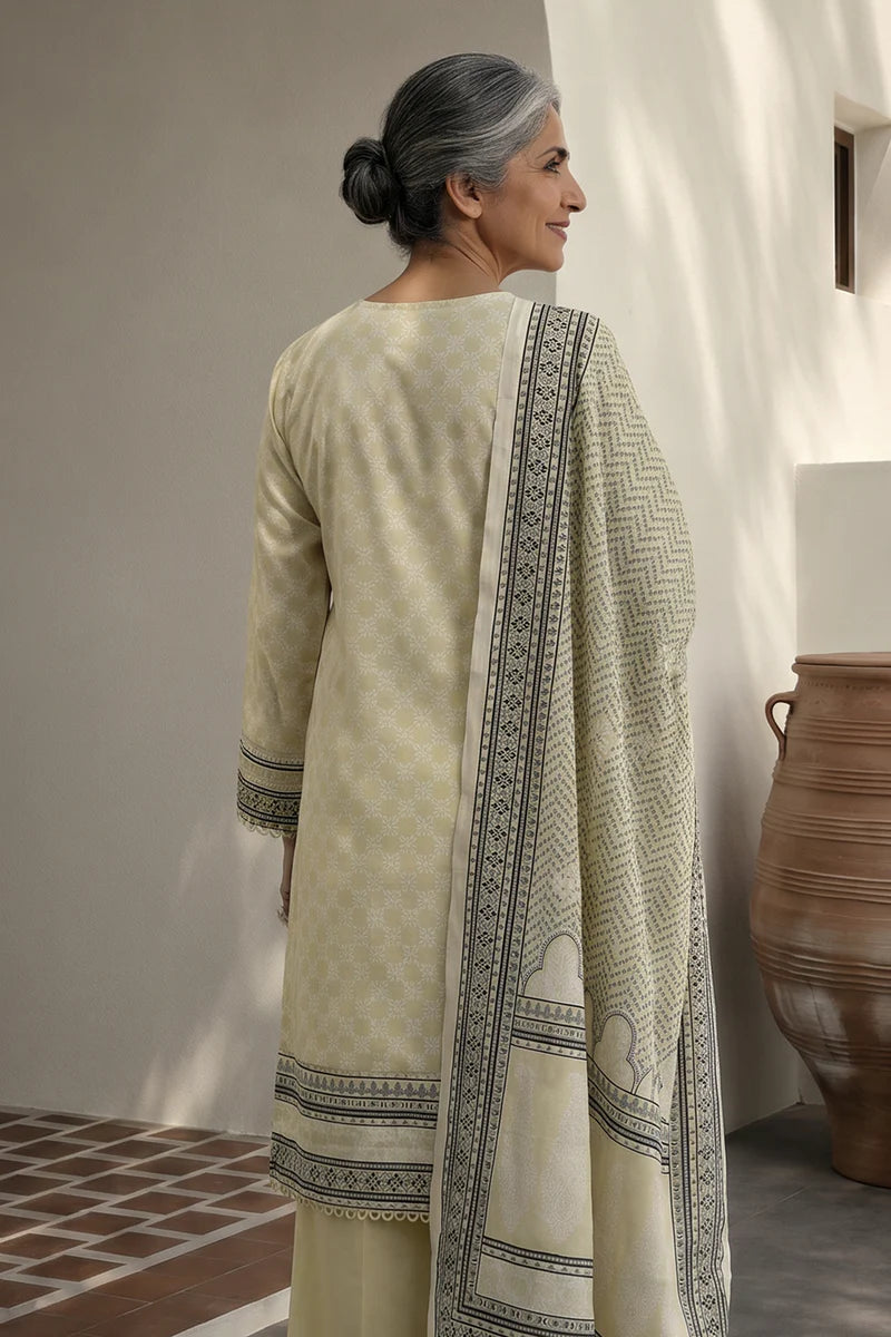 ZELLBURY | Printed Lawn 3PC 8024