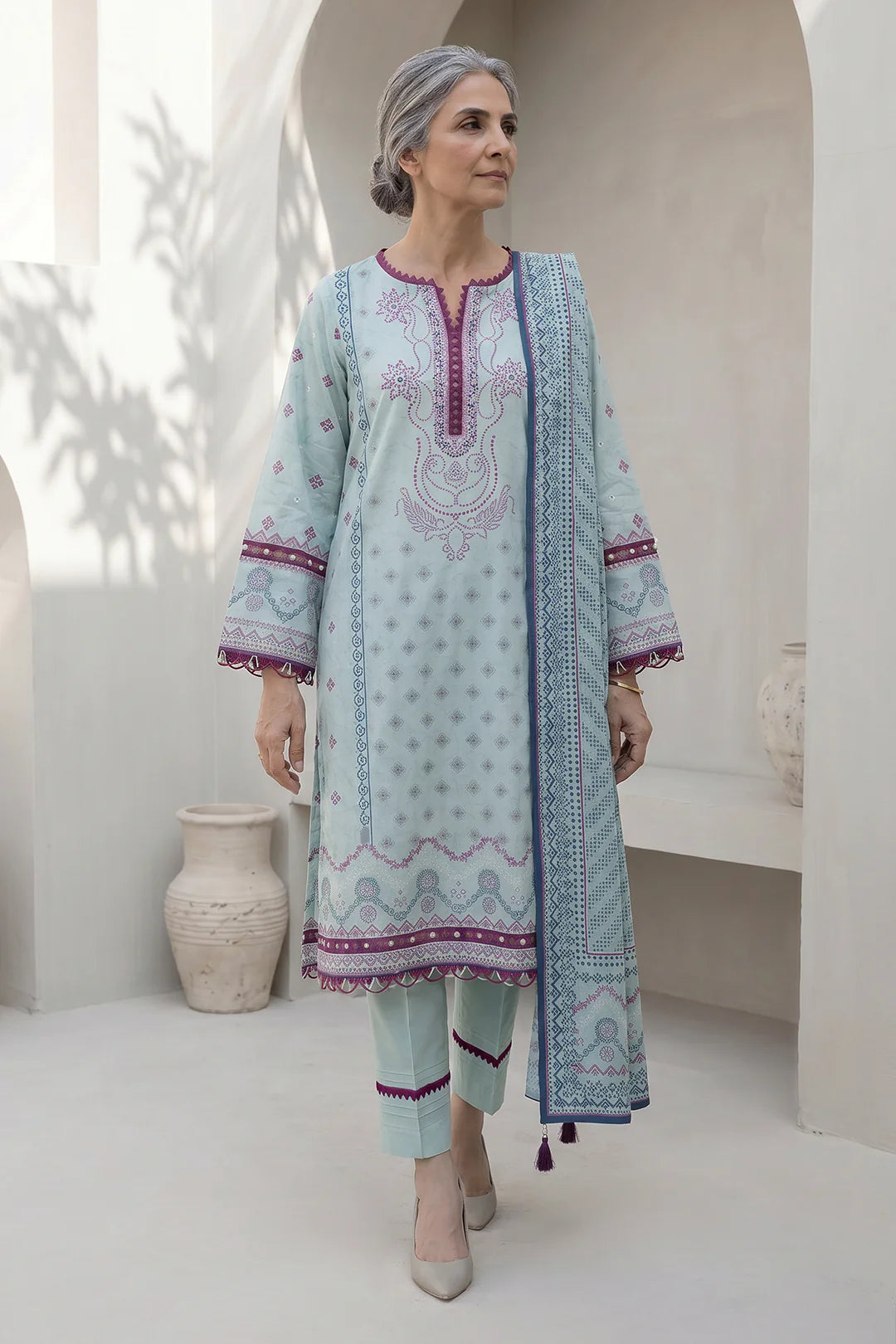ZELLBURY | Printed Lawn 3PC 8026