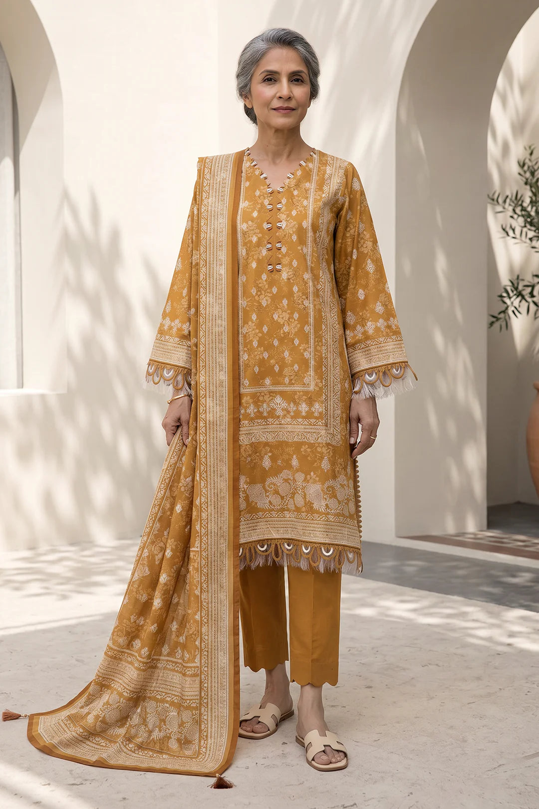 ZELLBURY | Printed Lawn 3PC 8027