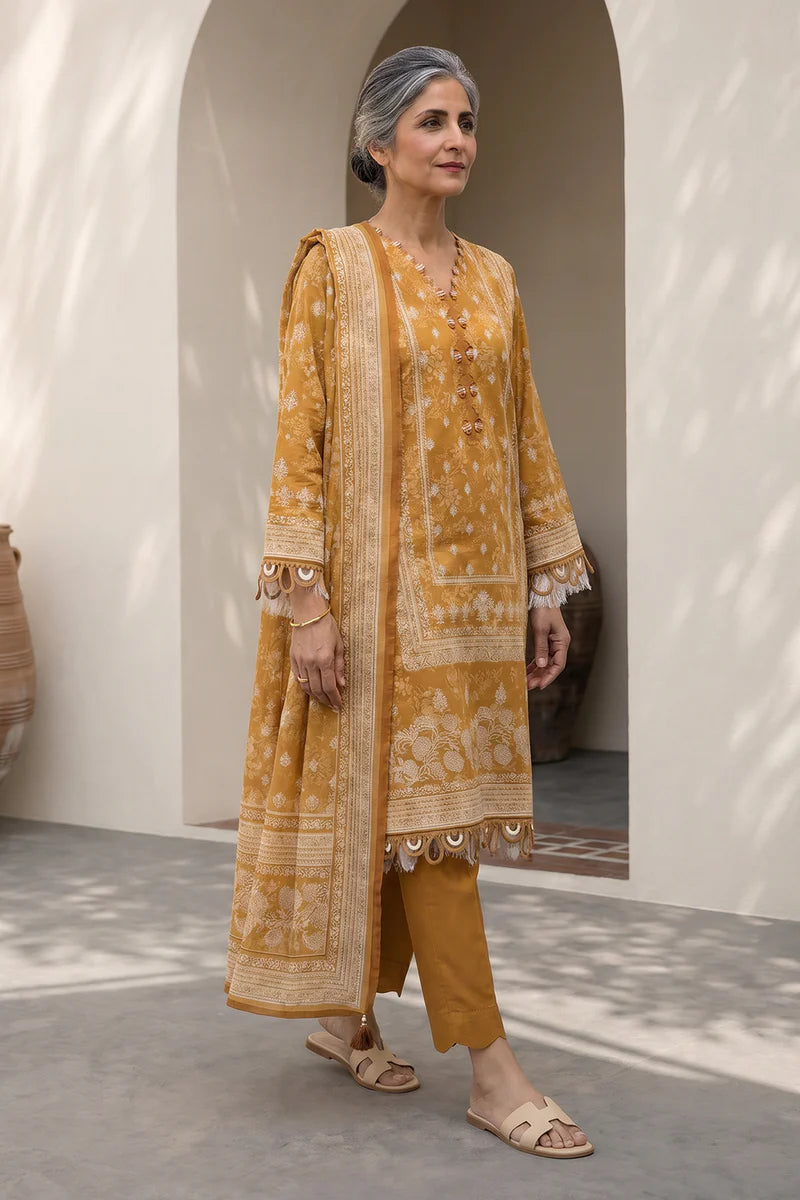 ZELLBURY | Printed Lawn 3PC 8027