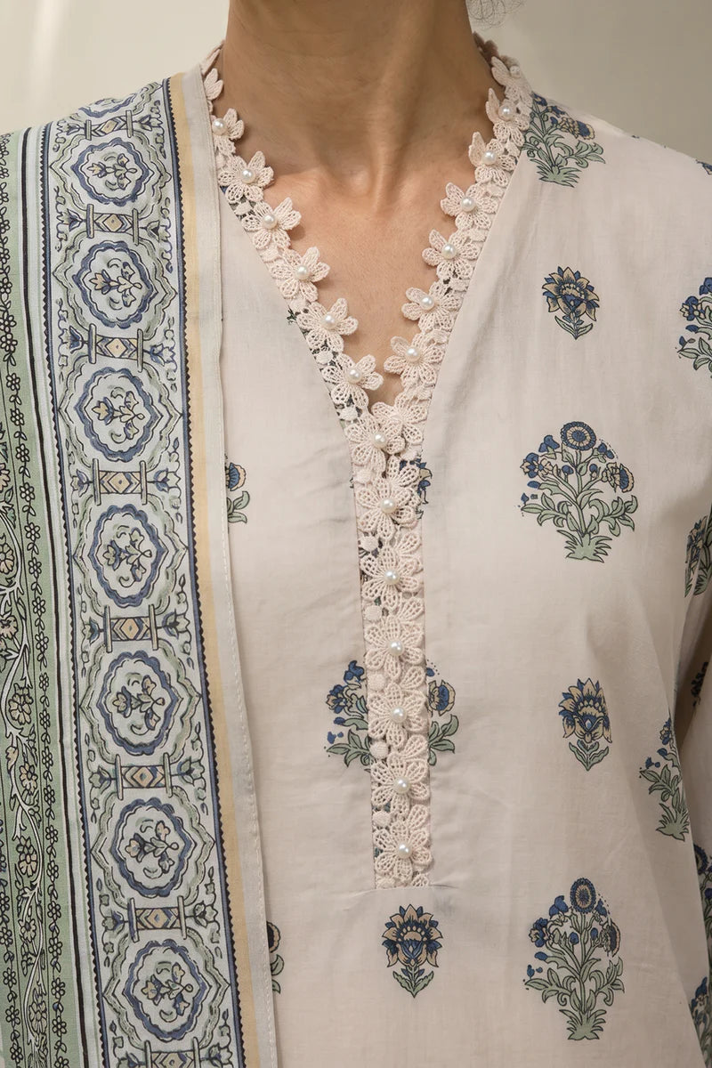 ZELLBURY | Printed Lawn 3PC 8035