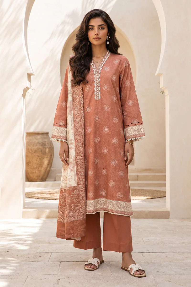 ZELLBURY | Printed Lawn 3PC 8047