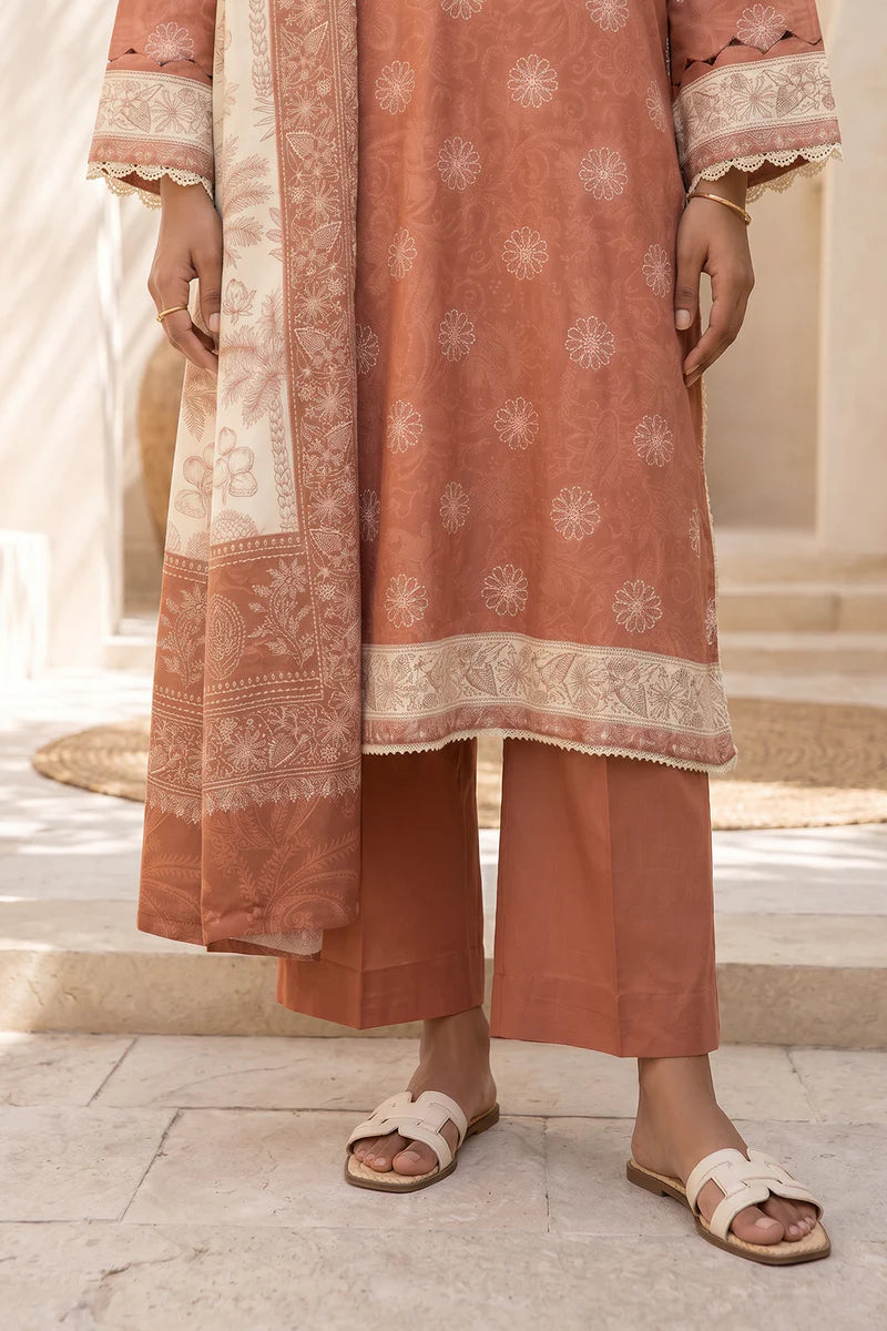 ZELLBURY | Printed Lawn 3PC 8047