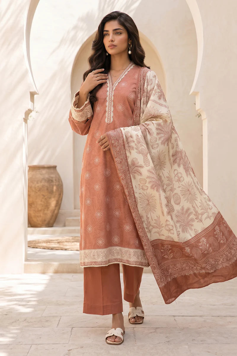 ZELLBURY | Printed Lawn 3PC 8047