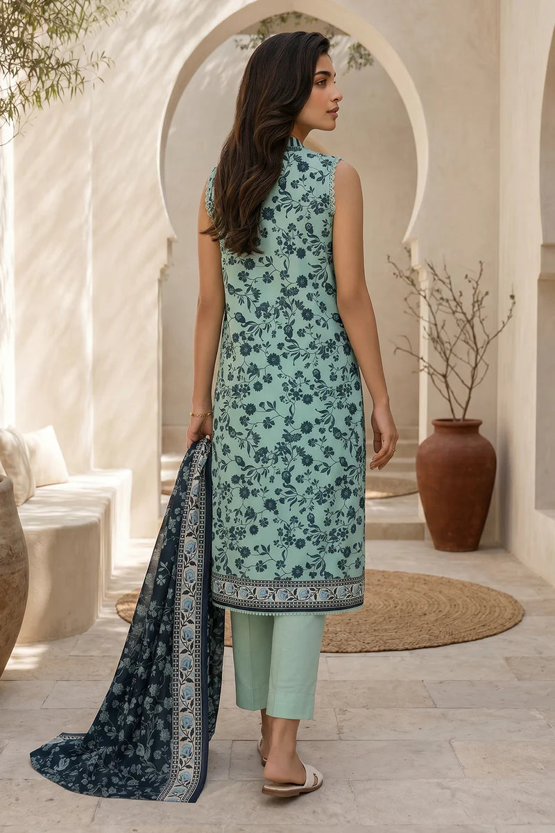 ZELLBURY | Printed Lawn 3PC 8048
