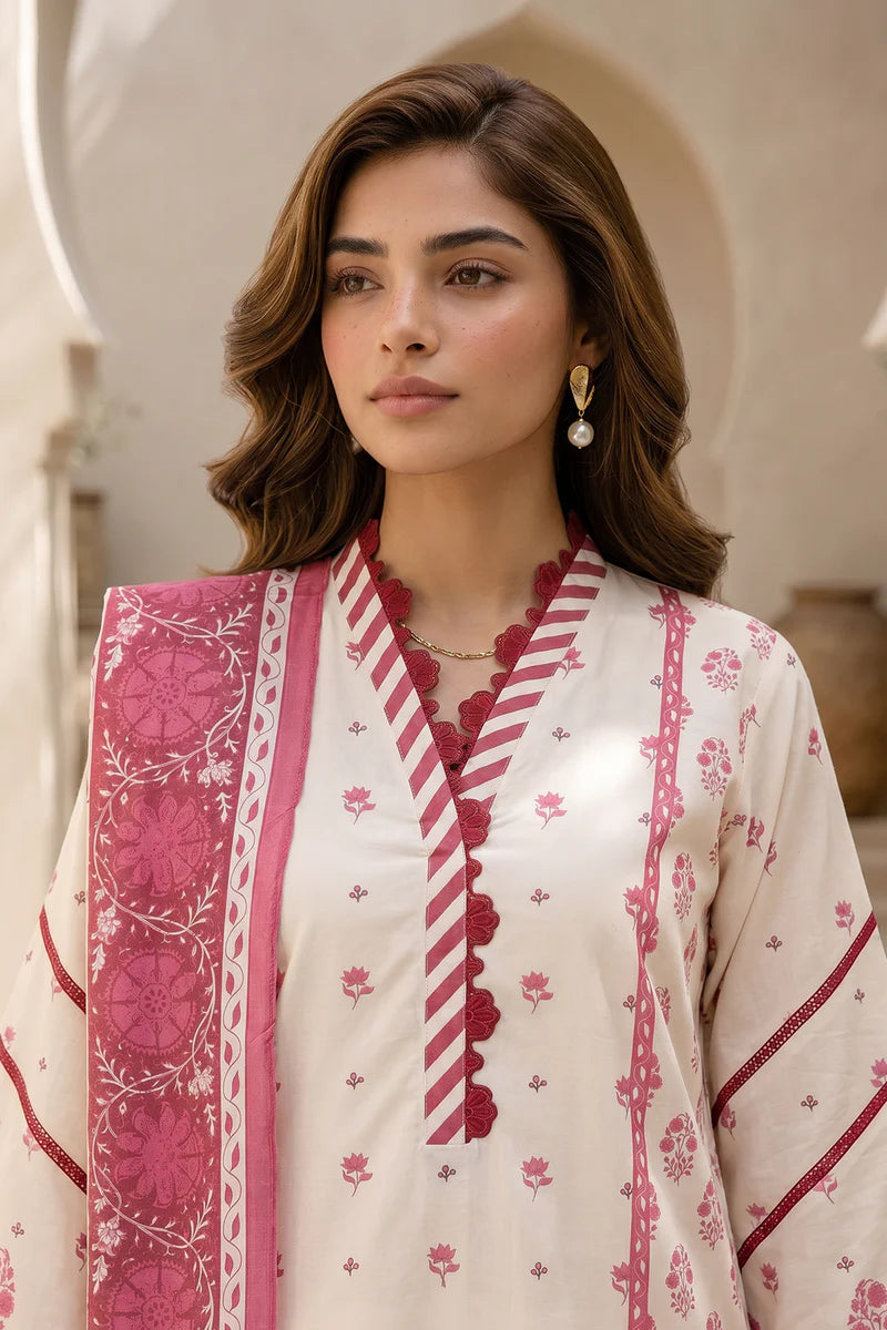 ZELLBURY | Printed Lawn 3PC 8049