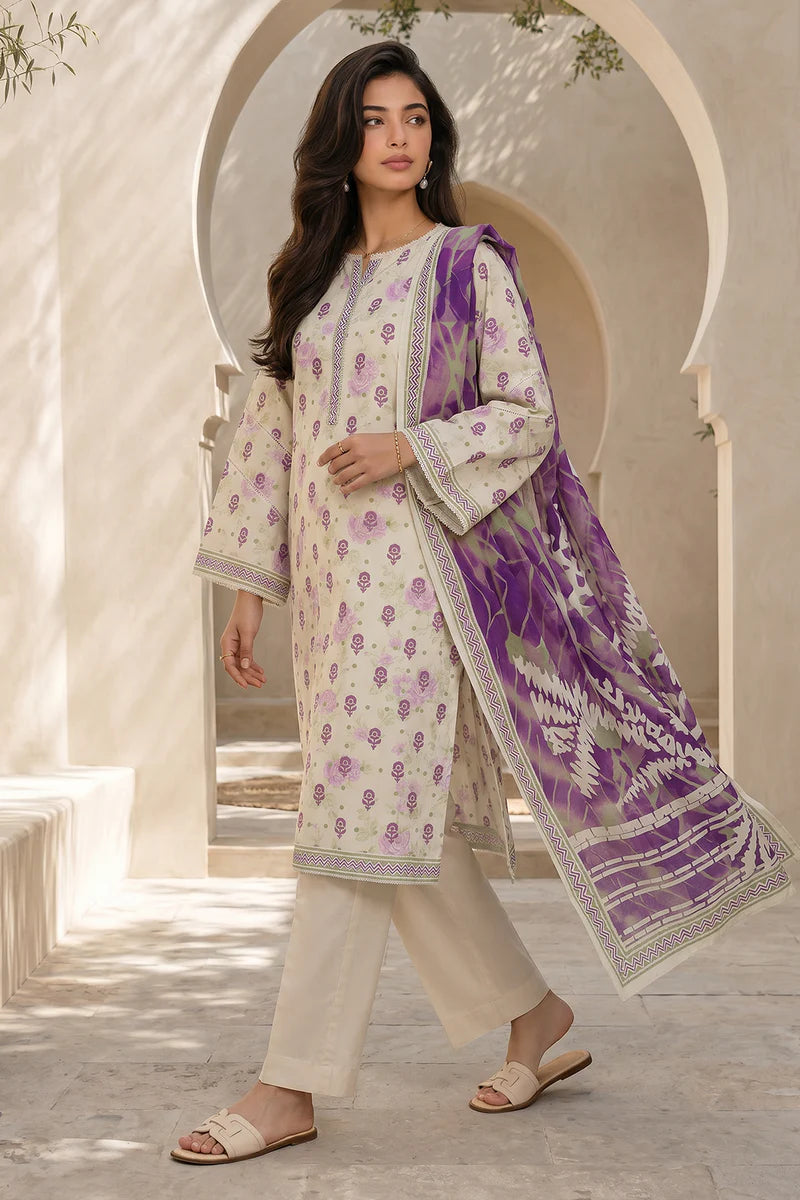 ZELLBURY | Printed Lawn 3PC 8053