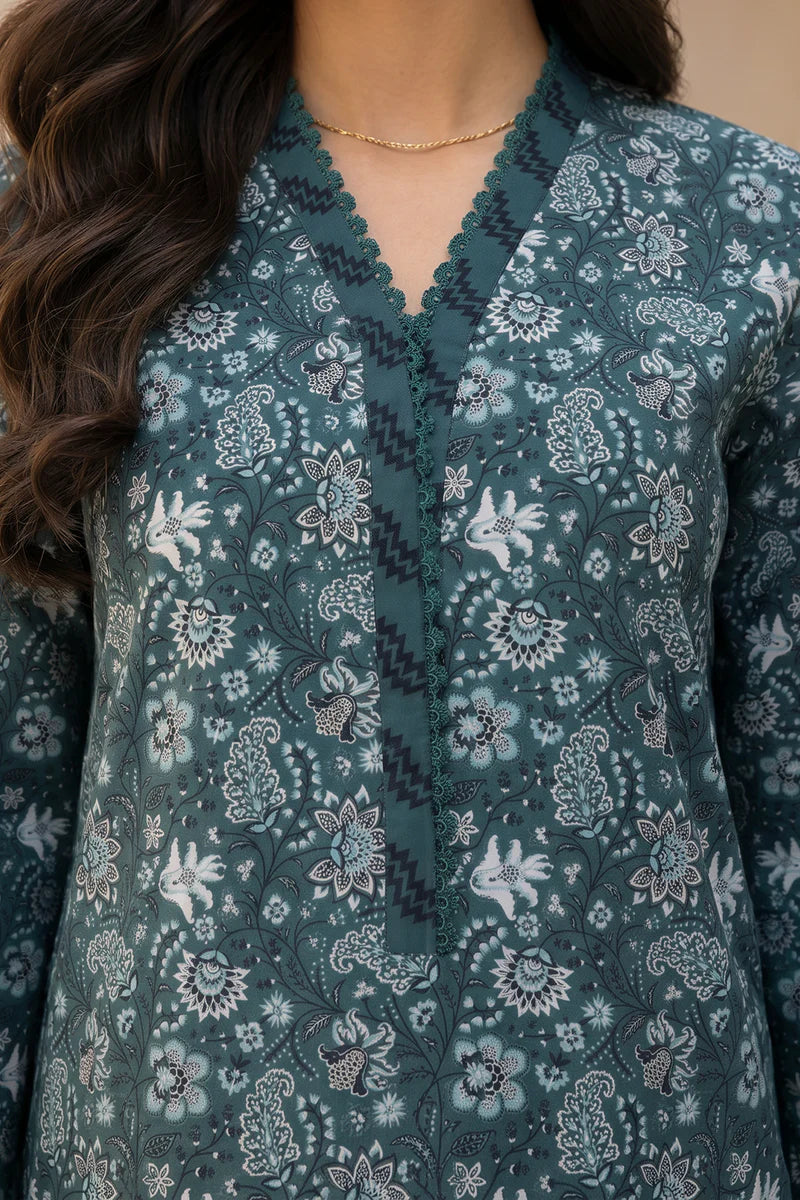ZELLBURY | Printed Lawn 3PC 8054