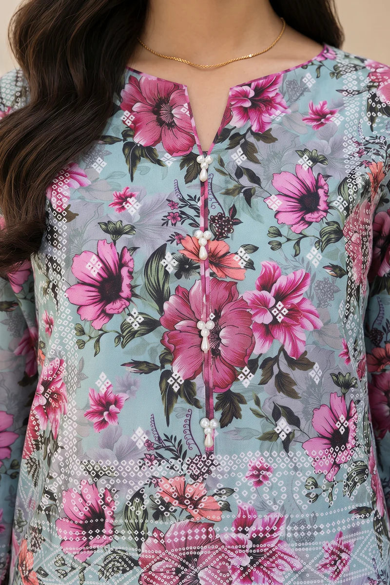 ZELLBURY | Printed Lawn 3PC 8055