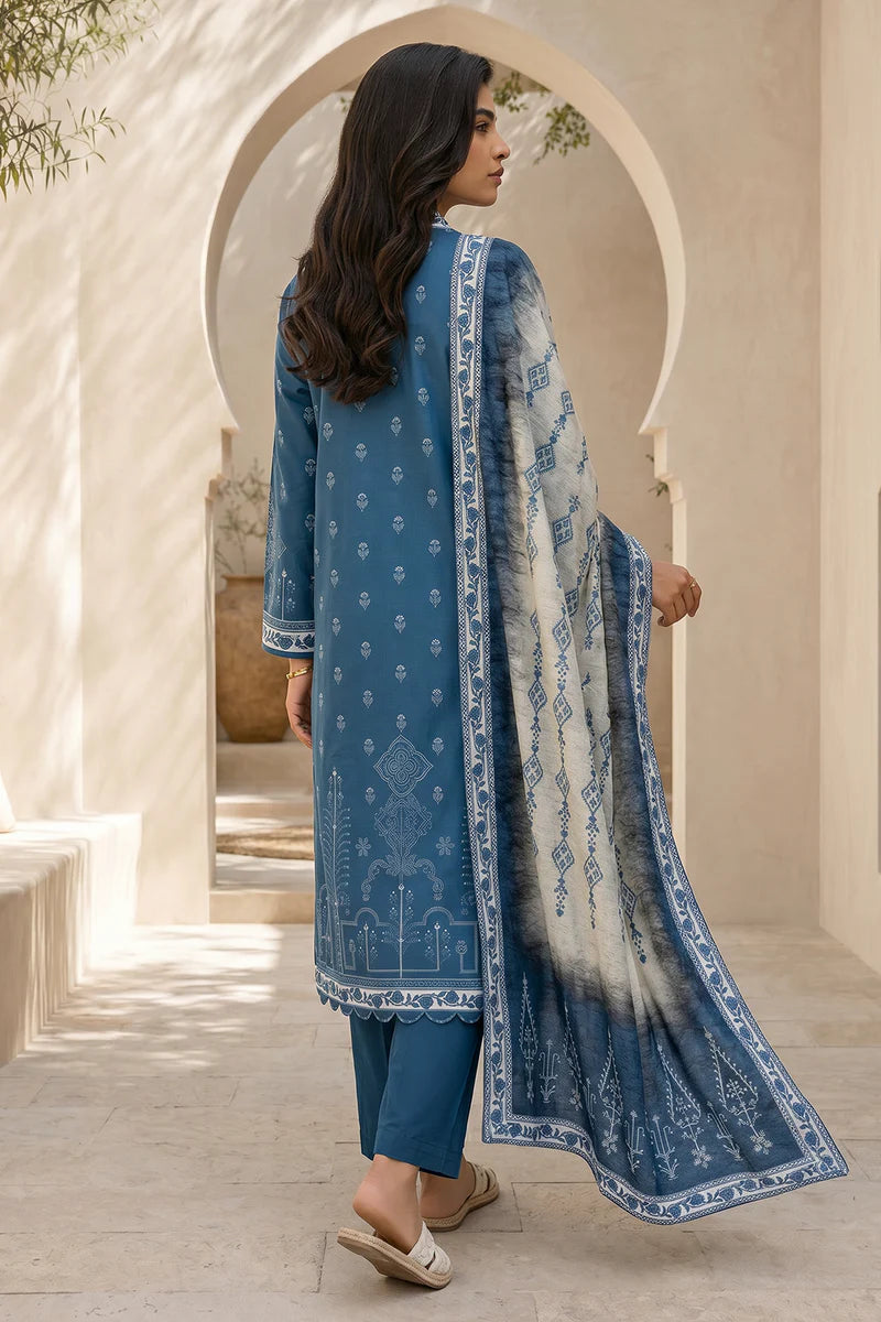 ZELLBURY | Printed Lawn 3PC 8056