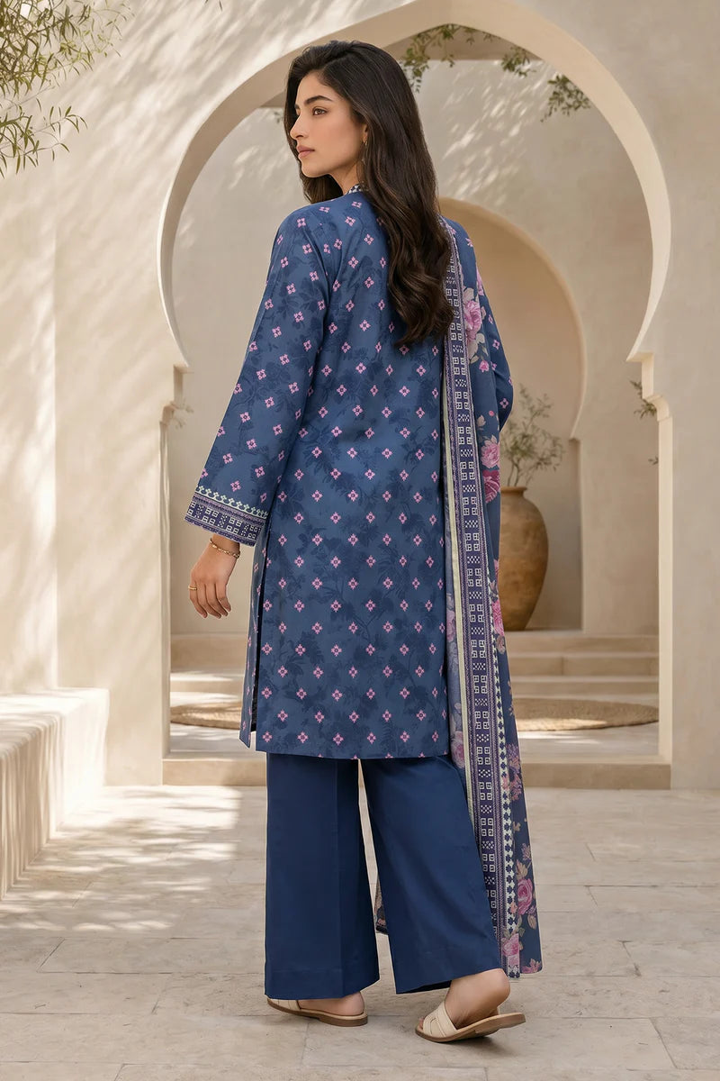 ZELLBURY | Printed Lawn 3PC 8060