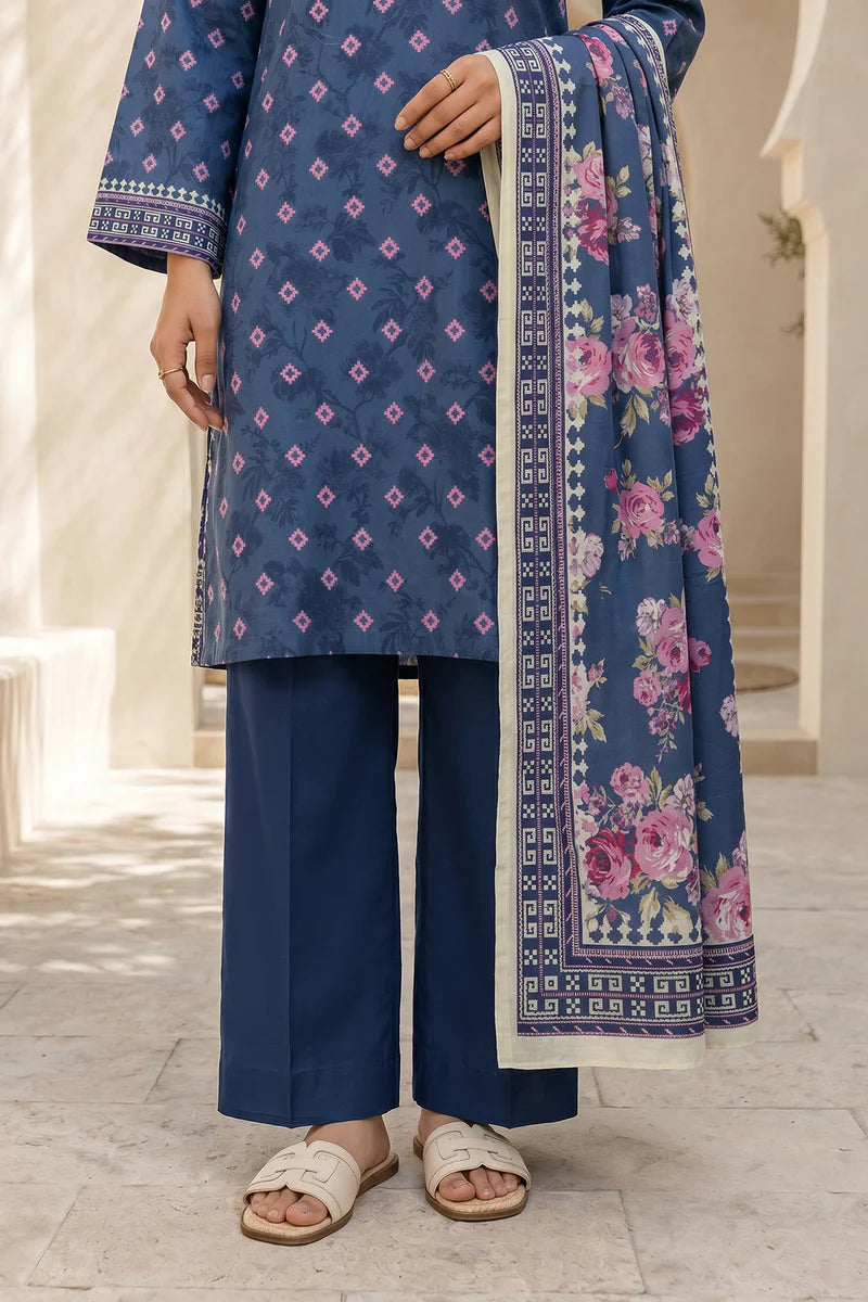 ZELLBURY | Printed Lawn 3PC 8060